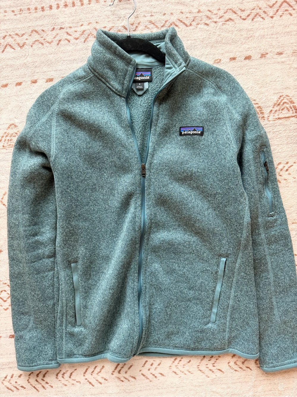 Patagonia Women's Light Teal Full-Zip Fleece Jacket
